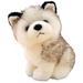 Husky Dog Plush Toy Simulation Dog Toy Cuddly Soft Toy Sensory Toy Cute Dog Toy Animal Toy Hugging Pillow Children Toy Soft Stuffed Pillow Cushion Toys Gift for Kids Girlfriend (28cm)