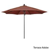 Havenside Home Riviera 11-foot Push Open Aluminum Round Umbrella by Terrace Adobe