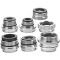 7 Pcs Faucet Adapter to Garden Hose Attachment for Bathroom Sink Kit Arrow Washing Machine Hoses