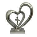 Mynkyll Entwined Hearts Desktop Decoration Modern Minimalist Two Star Desk Decoration Resin Handicraft Decoration