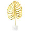 DGOO Nordic Metal Turtle Leaf Furnishing Gold Leaf Crafts Desktop Abstract Sculpture