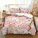 Modern Bedroom Decor Home Bedclothes Sakura Printed Duvet Cover Pillowcase Bedding Set California King (98 x104 )