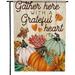 Deloky Fall Welcome Pumpkin Patch Garden Flag-Double-Sided Farmhouse Autumn Yard Burlap Banner Flag for Fall Thanksgiving Indoor & Outdoor Decoration