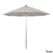 Havenside Home Riviera 9-foot Push Open Silver-finished Round Umbrella by Base Not Included Taupe