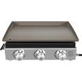 Cecarol 23in 3-Burner Propane Gas Griddle 355 sq in 25 500 BTU - For Outdoor RV Tailgating