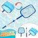 Yhmxh Swimming Pool Cleaning Leaf Skim Net Swimming Pool Cleaner Supplies Fine Mesh Pool Leaf Rake Net with Shallow Net and Deep Bag Clean Spas Ponds pool