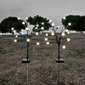 HTHJSCO Garden Lamps 2Pcs Solar Light Garden Outdoor Light Meadow Garden Landscapes Insert Led Decorative Waterproof Night Light