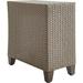 Patio Wicker Rattan Outdoor Side Table Brown