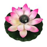 Clearance! Gheawn Led Light the Light Solar Powered Led Flower Light Floating Fountain Pond Garden Pool Lamp Pink