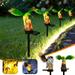 Solar Garden Lights - Solar Stake Lights Outdoor Color Changing Solar Powered Decorative Landscape Lighting Hummingbird Butterfly Dragonfly for Patio Yard Pathway Lawn Walkway