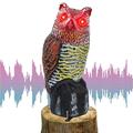 Fake Owl Decoys to Scare Birds Away from Gardens and Patios Owl Bird Deterrents Plastic Owl Statues Pest Repellent Pigeon Deterrent