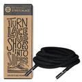 The Original Stretchlace | Elastic Shoe Laces | Round Stretch Shoelaces | Black 72 in (183 cm)