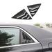 crosselec Side Window Louvers Air Vent Scoop Shades Cover Blinds ABS for Chrysler 300 2015-2021ï¼ˆMatte Blackï¼‰