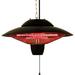 Ceiling Electric Patio Heater Black