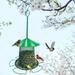 RVASTEIZO Gardening Supplies Metal Birdcage Bird Feeders Pet Bird Feeding Rack Hanging Bird Feeders For Outdoors-Garden-Yard
