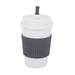 Coffee Cups Are Suitable for Hot and Cold Drinks with A Tropical Leak Proof Cover That Can Be Reused. Coffee Cups Are Made of Environmentally Friendly Coffee Cups with Lids