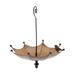 simhoa Umbrella Bird Feeder Garden Decoration Hanging Bird Bath Water Tray Bird Food Container Iron for Porch Outdoor Backyard Patio