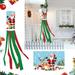 Fimeskey Flags_ Banners & Accessories Christmas Windsock Flag Windsock Outdoor Hanging Decoration For Front Yard Patio Garden Party Home & Garden