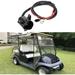 ALL-CARB Golf Cart 48 Volt Charger DC Receptacle with Harness Replacement for Club Car Precedent Electric Golf Carts 2004 - Up 103375501
