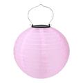 Inerposs Solar-Powered 8/10 Inch Hanging Lanterns for Outdoor/Indoor Use - Chinese Nylon LED Garden Decor Light