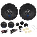 Pair Rockville 6.5 Component Car Speakers w/Kevlar Cones+Silk Dome Neo Tweeters