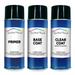 Spectral Paints Compatible/Replacement for Saturn WA400P Transition Blue Metallic: 12 oz. Primer Base & Clear Touch-Up Spray Paint Fits select: 2007 SATURN VUE 2007-2009 SATURN AURA