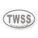 CafePress - TWSS That s What She Said Euro Oval Sticker - Sticker (Oval)