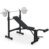 Olympic Weight Bench Bench Press Set with Squat Rack and Bench for Home Gym Full-Body Workout