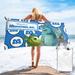 Monsters Inc Microfiber Beach Towel â€“ Absorbent Quick Dry Lightweight Sand Free Oversized Large Towel Accessories Travel Swim Pool Yoga Cruise Camping Gear Packable Resistant Gift