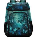 Cooler Backpack Cute Butterfly Waterproof Insulated Cooler Backpack Lightweight Lunch Backpack for Beach Hiking Camping Traveling 36 Cans