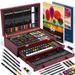 175 Piece Deluxe Art Set with 2 Drawing Pads Acrylic Paints Crayons Colored Pencils Paint Set in Wooden Case Professional Art Kit Art Supplies for Adults Teens and Artist Paint
