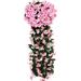 Tantouec Artificial Flowers Artificial Orchid Flower Hanging Hanging Wall Bunch Hanging Violet Garland Wisteria Flowers Basket Artificial Artificial Flowers Wooden Flowers Artificial Flower X1