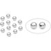 50 Pieces Sterling Silver Seamless Round Bead 5 Mm