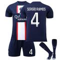 Soccer Jersey Set -Paris Saint-Germain Team #4- Youth Kids Adults Soccer Fans Sportswear Sets whit Ball Socks 26