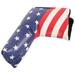 HOKARUA Golfs Club Head Cover Golfs Club Protector American Flag Pattern Golfs Club Head Sleeve Putter Cover