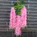 Tepsmf Artificial Flowers for Decoration Hanging Flowers Fashion Household Violet Wall Hanging Artificial Flowers Indoor Violet Artificial Flower Decoration Simulation Wall Hanging Garland Flowers