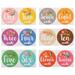 Jibingyi 12Pcs Baby Monthly Stickers Newborn Milestone Stickers Baby Shower Gift