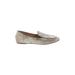 Etienne Aigner Flats: Silver Marled Shoes - Women's Size 8 1/2