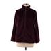 Lands' End Fleece Jacket: Burgundy Jackets & Outerwear - Women's Size Medium Petite