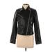 Zara Faux Leather Jacket: Black Jackets & Outerwear - Women's Size Medium