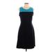 41Hawthorn Casual Dress - Sheath: Teal Solid Dresses - Women's Size Large