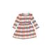 Hanna Andersson Dress: Orange Argyle Skirts & Dresses - Size 2Toddler