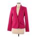 New York & Company Blazer Jacket: Pink Jackets & Outerwear - Women's Size 6