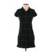 Polo by Ralph Lauren Casual Dress: Green Plaid Dresses - Women's Size X-Small