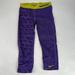 Nike Bottoms | 5/$25 Sale Nike Pro Girls Purple Leggings Crop Size Xl | Color: Purple | Size: Xlg