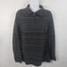 Columbia Tops | Columbia Fleece Womens Large L 1/4 Zip Pullover Sweatshirt Aztec Black Grey/A175 | Color: Black/Gray | Size: L