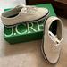 J. Crew Shoes | J.Crew Off-White/Navy Canvas Sneakers, Size 8.5 | Color: White | Size: 8.5