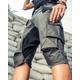 Mens Drop-Crotch Shorts, Multi-Pocket Cargo Shorts For Him, Festival Clothing, Casual Streetwear With Adjustable Belt