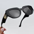 Gucci Accessories | Gucci Gg1421s 001 Sunglasses Black Grey Cat Eye Women Gg 1421s | Color: Black/Gray | Size: Os