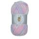 Zarela Baby Blanket Yarn 100g - B12 White-Pink-Lilac